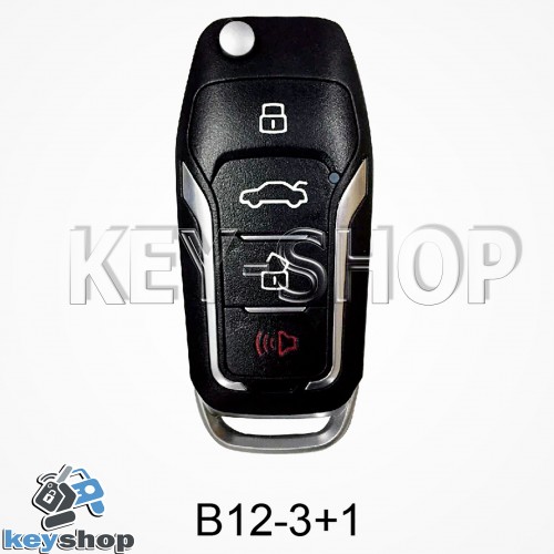 Ключ заготовка (B12 - 3 + 1) для программатора KEYDIY, KD-X2, KD Mini