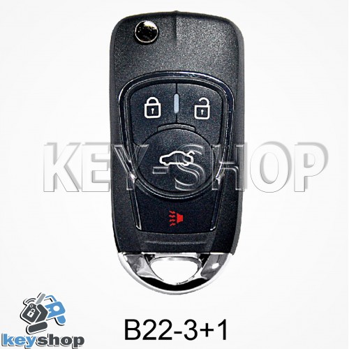 Ключ заготовка (B22 - 3 + 1) для программатора KEYDIY, KD-X2, KD Mini