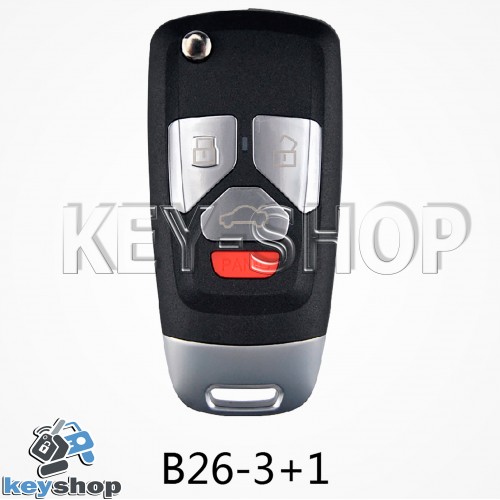 Ключ заготовка (B26 - 3 + 1) для программатора KEYDIY, KD-X2, KD Mini