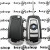 Выкидной ключ BMW (БМВ) 4 кнопки, лезвие HU58, EWS (PCF7935) / 433MHz