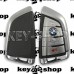Смарт ключ BMW (БМВ) 3 + 1 кнопки, c чипом ID 49 / 868 Mhz