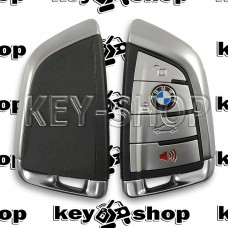Смарт ключ BMW (БМВ) 4 кнопки, c чипом ID 49, HITAG Pro / 434 mhz