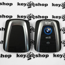 Оригинальный смарт ключ BMW (БМВ) 4 кнопки, чип ID 49 (HITAG PRO), 433 mhz