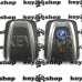Корпус смарт ключа  BMW (БМВ) 3 + 1 кнопки, с лезвием
