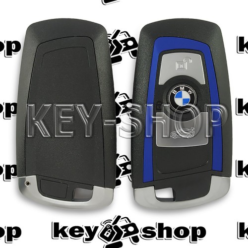 Корпус смарт ключа BMW (БМВ) 3 - кнопки, c лезвием, F Series