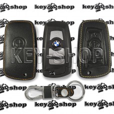  Чехол (кожаный) для смарт ключа BMW (БМВ) 4 кнопки