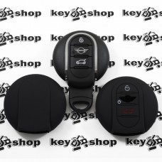 Чехол (черный, силиконовый) для смарт ключа Mini (Мини) 