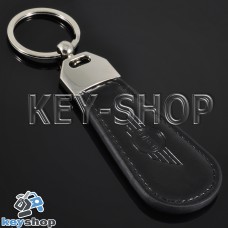 Кожаный брелок для авто ключей МИНИ (MINI)