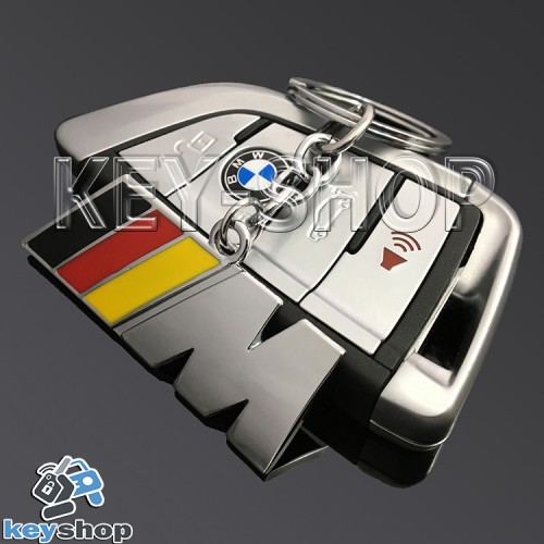 Металлический брелок для авто ключей BMW M (БМВ M)