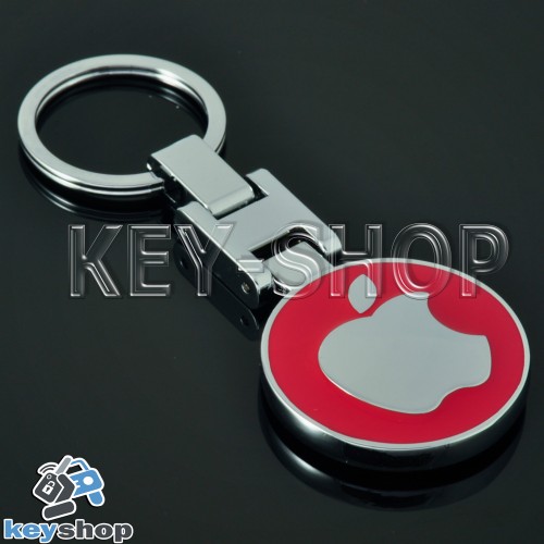 Металлический брелок для ключей APPLE