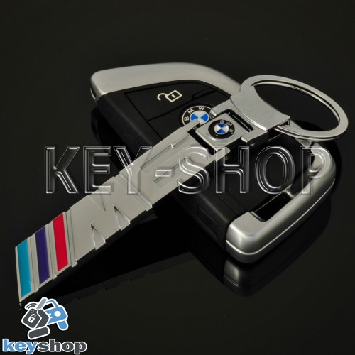 Металлический брелок для авто ключей БМВ (BMW)