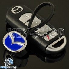 Металлический брелок для авто ключей  MAZDA (Мазда)