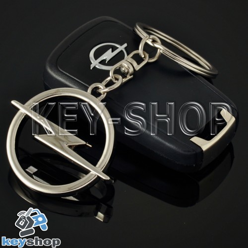 Металлический брелок для авто ключей Опель (Opel)
