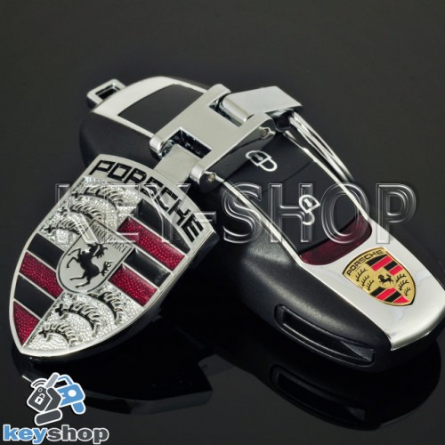 Металлический брелок для авто ключей  PORSCHE (Порше)