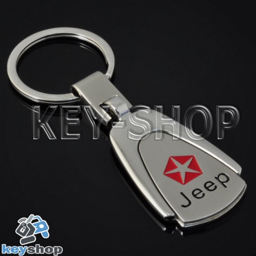 Металлический брелок для авто ключей Джип (Jeep)