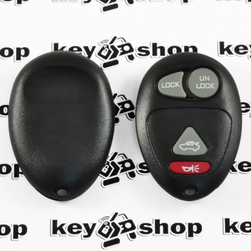 Корпус пульта для Buick (Бьюик), 3 + 1 (panica) кнопки