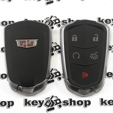   Оригинальный смарт ключ Кадиллак (Cadillac) 5 кнопок, id46 (PCF7941E) HITAG2 / 433 Mhz 
