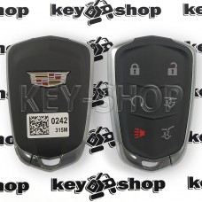 Оригинальный смарт ключ Кадиллак (Cadillac) 5 + 1 кнопок, ID46 (PCF7941E) 315Mhz