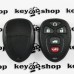 Корпус пульта для Cadillac (Кадиллак) 4 + 1 (panica) кнопки
