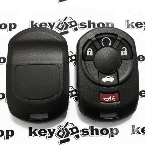 Корпус пульта для Cadillac (Кадиллак) 4 + 1 (panica) кнопки