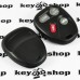 Корпус пульта для Cadillac (Кадиллак) 3 + 1 (panica) кнопки