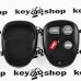 Корпус пульта для Cadillac (Кадиллак) 3 + 1 (panica) кнопки