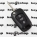 Чехол (черный, пластиковый) для выкидного ключа Hyundai (Хундай)