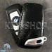 Чехол - ключница (кожаный, черный), для авто ключа BMW (БМВ) 