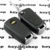 Выкидной ключ для Chevrolet Captiva 2010 - 2012гг (Шевроле Каптива) 2 кнопки, ID46 / 433 MHZ, лезвие DWO5