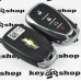    Оригинальный смарт ключ для Chevrolet (Шевролет) 3+1 кнопки, чип ID46 (HITAG 2),  433 MHz (keyless-go)
