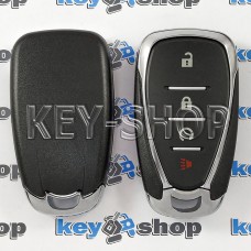   Cмарт ключ для Chevrolet (Шевролет) 3 + 1 кнопки, чип ID46 (HITAG 2) 433 MHz  (без логотипа)