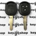 Оригинальный корпус авто ключа для Chevrolet Lacetti (Шевролет лачети) 3-кнопки
