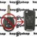 Выкидной ключ для Chevrolet (Шевролет) Lacetti, Aveo 3 кнопки, лезвие DWO4R (под переделку)