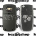 Корпус выкидного ключа для Chevrolet (Шевролет) Lacetti, Aveo 3 - кнопки, лезвие DWO4R, (под переделку)