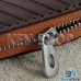 Ключница карманная (кожаная, коричневая, с тиснением, на молнии, с карабином, с кольцом) логотип авто Chevrolet (Шевроле)