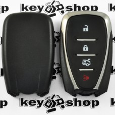 Корпус смарт ключа для Chevrolet (Шевролет) 3 + 1 (panic) кнопки (без лезвия)