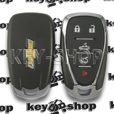   Корпус смарт ключа Chevrolet (Шевролет) 4 + 1 (panic) кнопки (с лезвием)