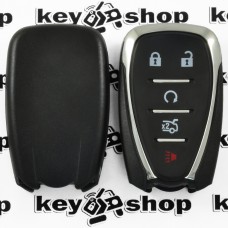   Корпус смарт ключа для Chevrolet (Шевролет) 4 + 1 (panic) кнопки (без лезвия)