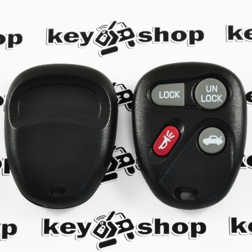 Корпус пульта для Chevrolet (Шевролет) 3 + 1 (panic) кнопки 