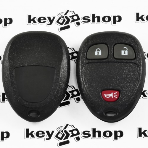Корпус пульта для Chevrolet (Шевролет) 2 + 1 (panic) кнопки 