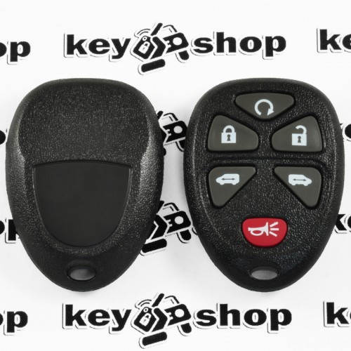 Корпус пульта для Chevrolet (Шевролет) 5 + 1 (panic) кнопки 