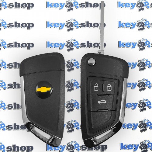 Корпус выкидного автоключа для CHEVROLET (Шевролет) 3 кнопки