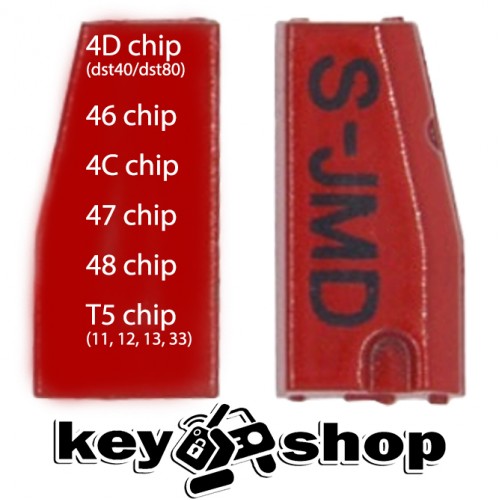 JMD Super chip включает в себя 12 видов чипов (46, 47, 48, 4С, 4D (40/80bit), 72G, 83, 11, 12, 13, 33)