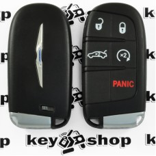 Оригинальный смарт ключ для Chrysler (Крайслер) 4 кнопки + 1, чип ID46 (PCF7945 / 53), 433 MHz