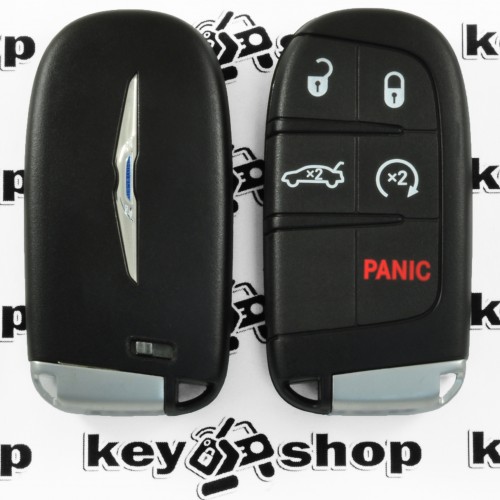 Оригинальный смарт ключ для Chrysler (Крайслер) 4 кнопки + 1, чип ID46 (PCF7945 / 53), 433 MHz