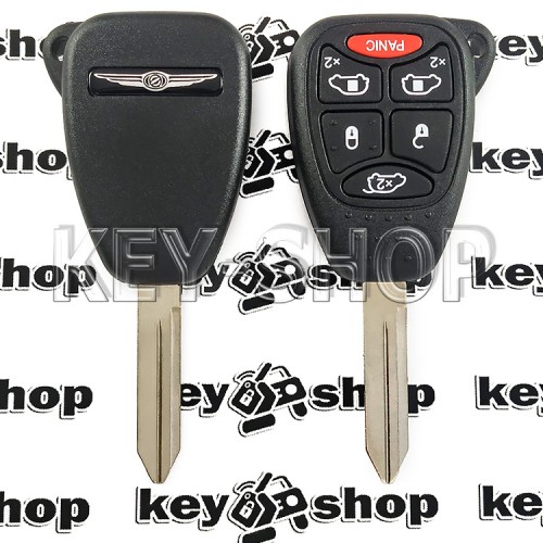 Корпус автоключа для Chrysler ( Крайслер) 5 + 1 кнопки 