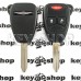 Корпус автоключа для Chrysler (Крайслер) 2 кнопки +1 (panic)