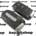 Корпус смарт ключа Chrysler (Крайслер) 3 + 1 кнопки (с логотипом)