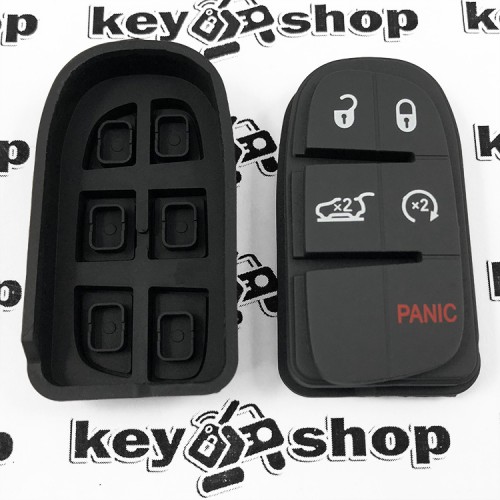 Кнопки для смарт ключа Chrysler (Крайслер) 4 кнопки + 1 (panic)