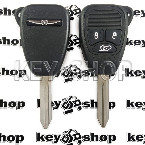 Корпус автоключа для Chrysler (Крайслер) 3 кнопки